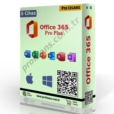Office 365 Pro Plus 5 Cihaz - MacOS - Windows